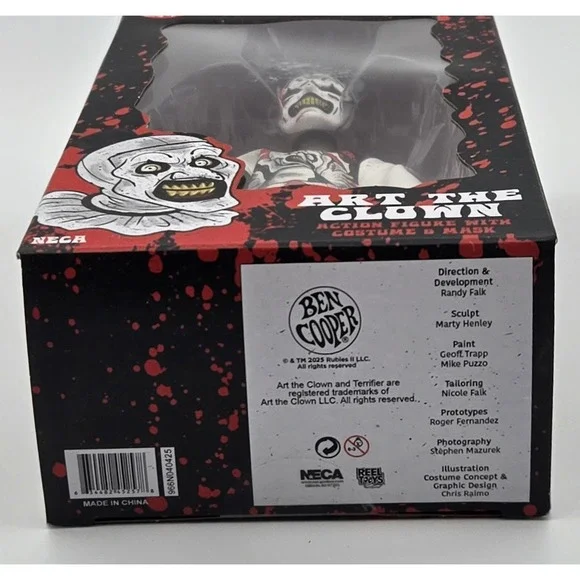 NECA Ben Cooper Art The Clown Terrifier Figure Horror Damien Leone's New - Picture 5 of 6